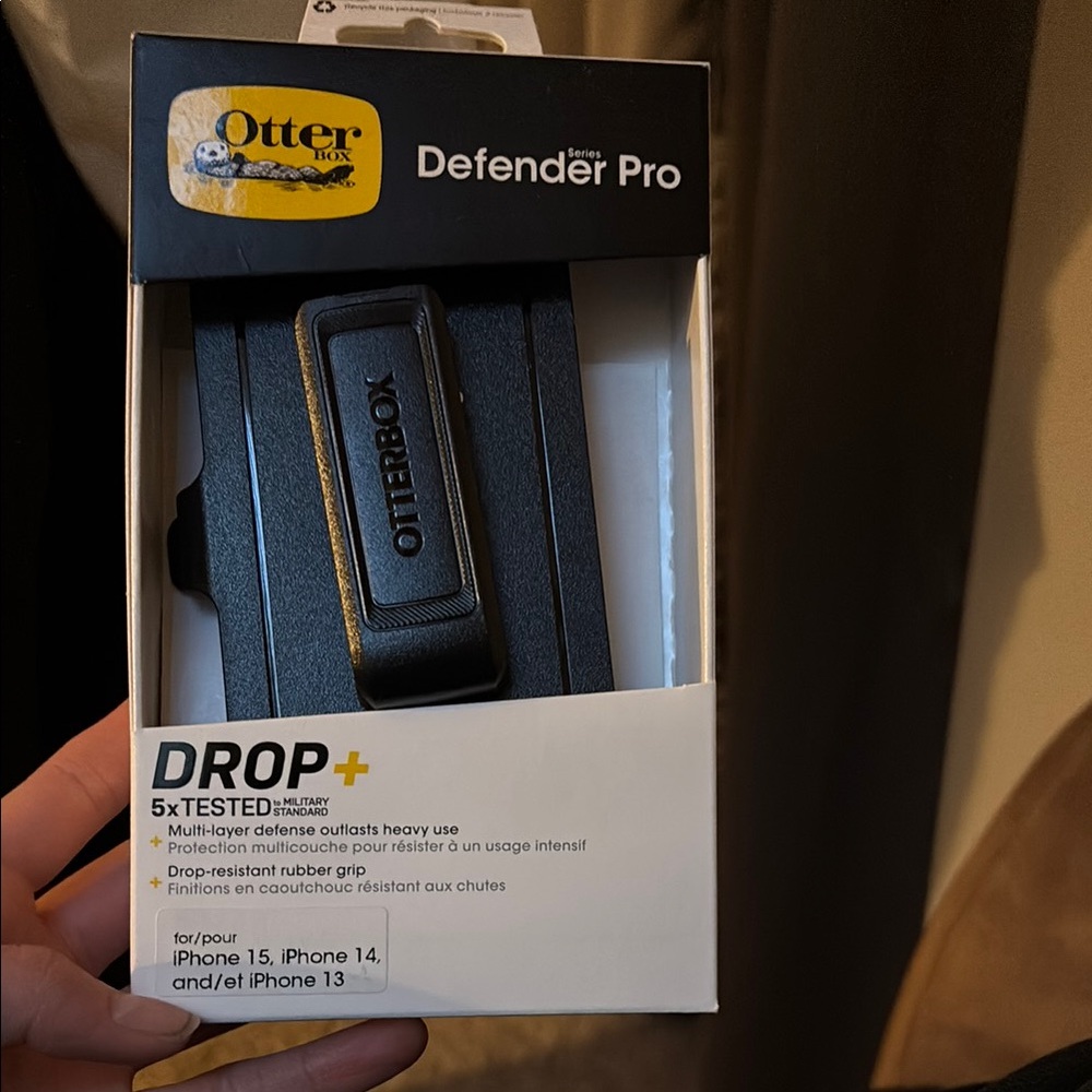 OtterBox Black Defender Pro Case for Ultimate Protection